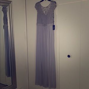 Long formal lace dress